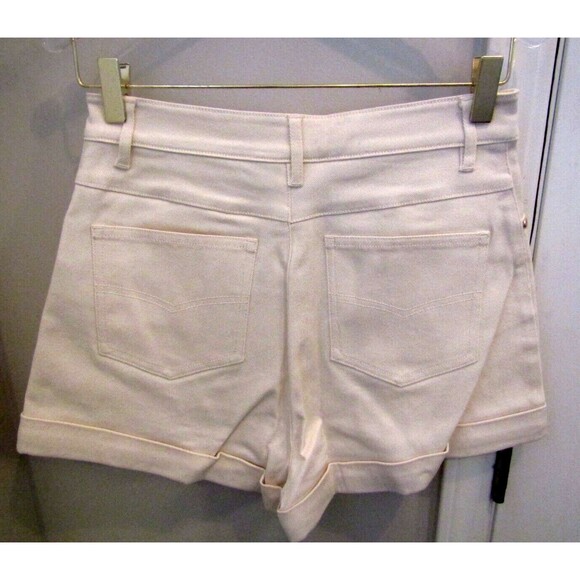 SIGNIFICANT OTHER Jean Shorts LENNY Womens Cream NWT MRP $199 Size 6 - Picture 8 of 11